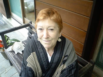 Journalist and writer Angela Jeffs in Zushi Japan 2004.