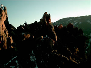 Rockclimbing in Boulder Colorado