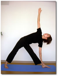 Triangle Pose - Travel Yoga